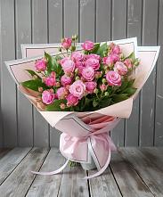 Букет Розовый кустик #REPLACE_PRED# Романово