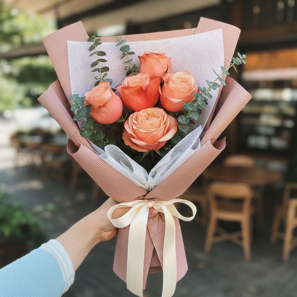 Букет цветов из: Розы в Романово