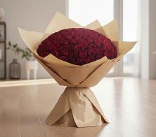 Букет 101 Красная роза в Романово