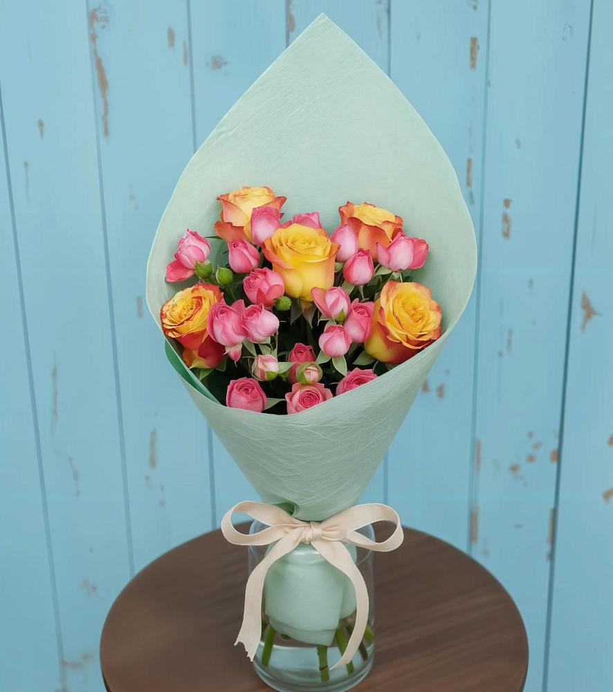 Букет цветов из: Розы в Романово