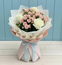 Букет цветов из:  Розы в Романово