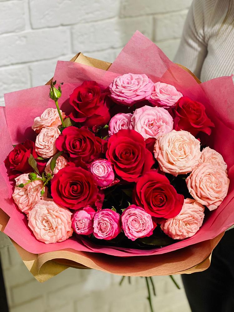 Букет цветов из: Розы в Романово