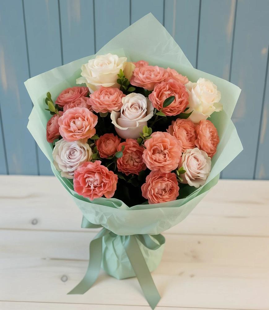 Букет цветов из: Розы в Романово