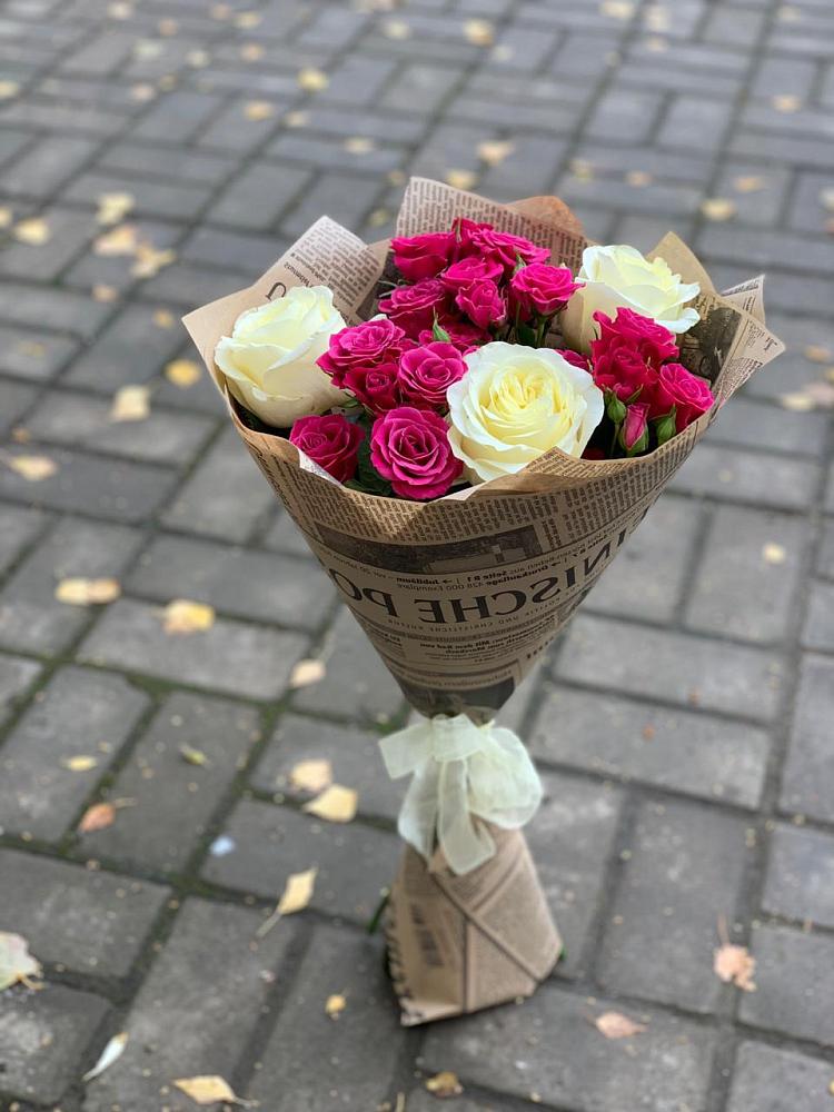 Букет цветов из: Розы в Романово